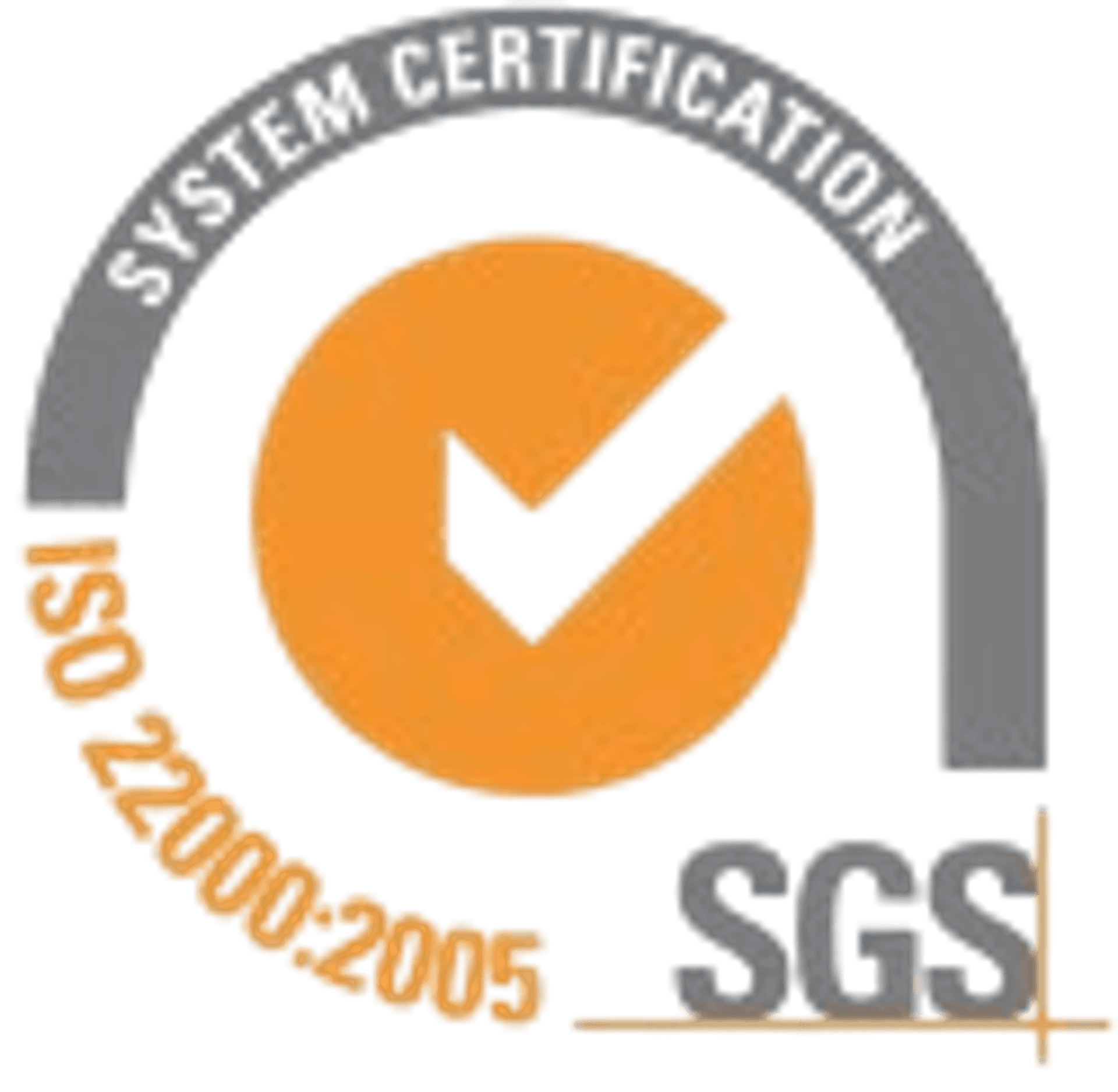ISO 22000 system certification logo